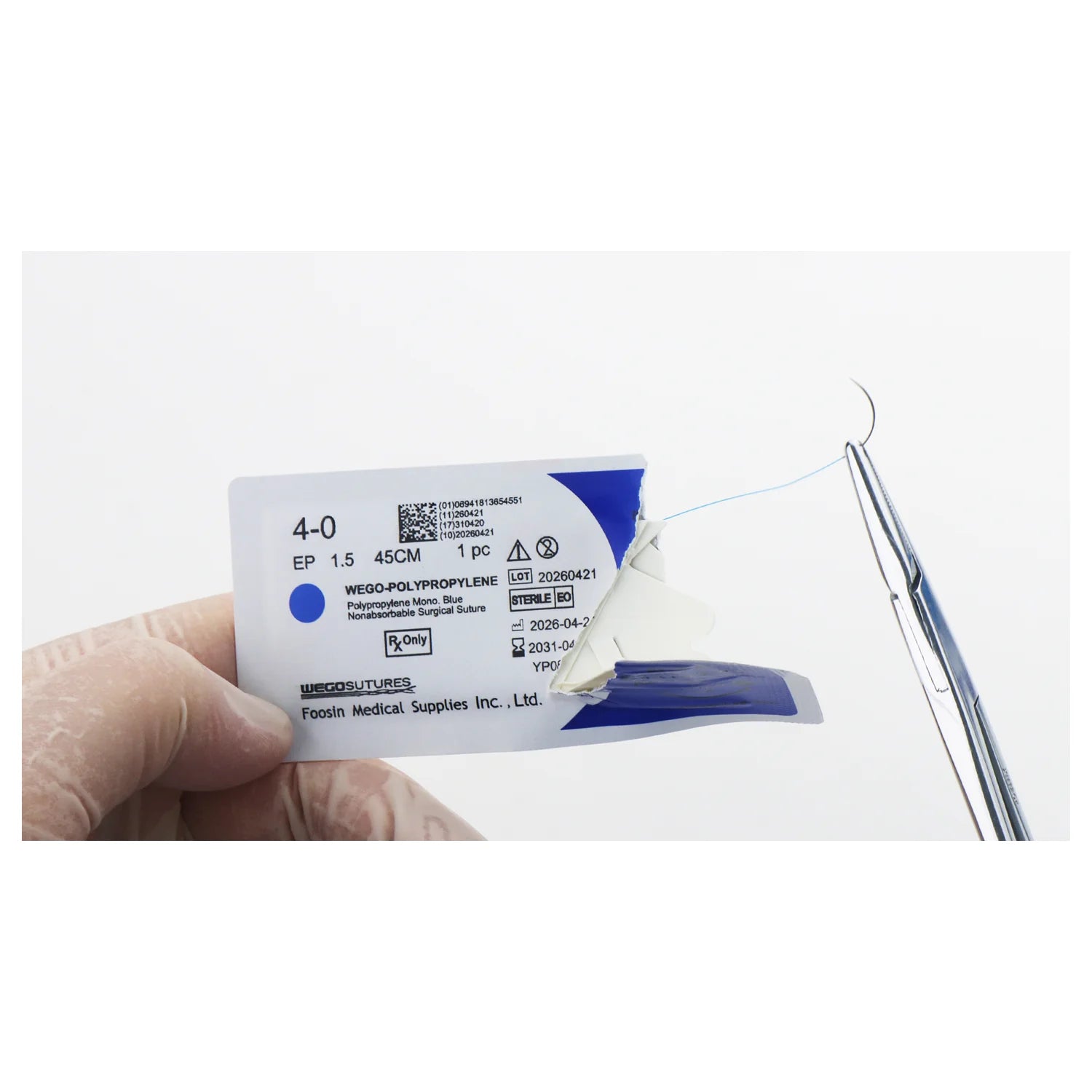 Wego-Polypropylene | Monofilament Non-Absorbable Suture