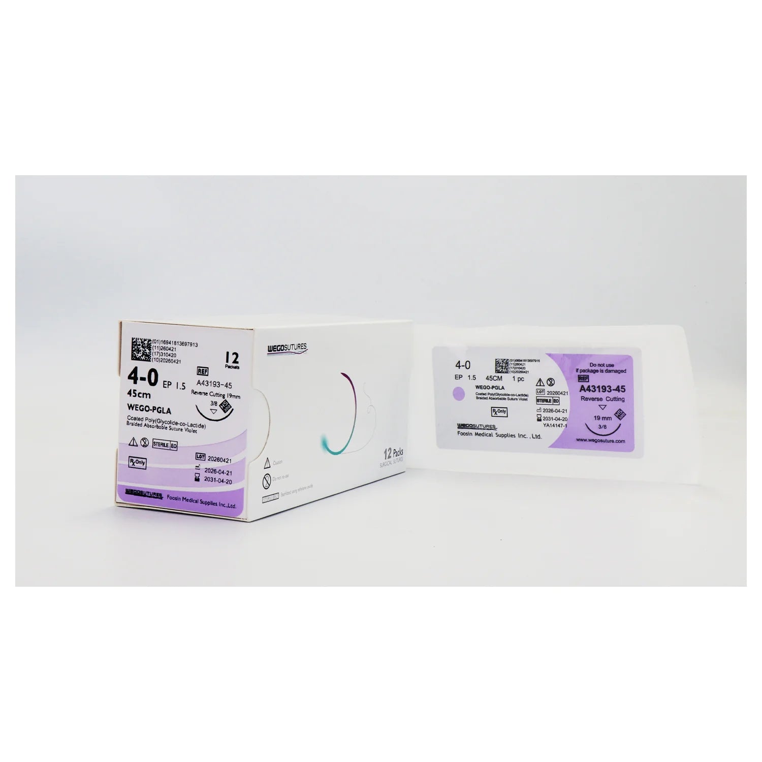 Wego-PGLA | Polyglactin 910 Synthetic Absorbable Suture