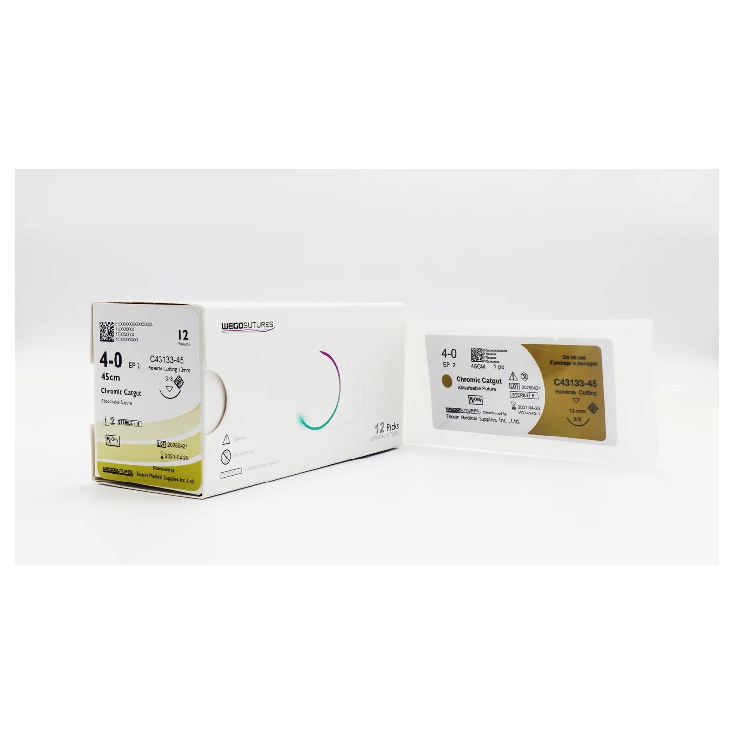 Wego-Chromic Catgut | Natural Absorbable Suture for Oral Surgery