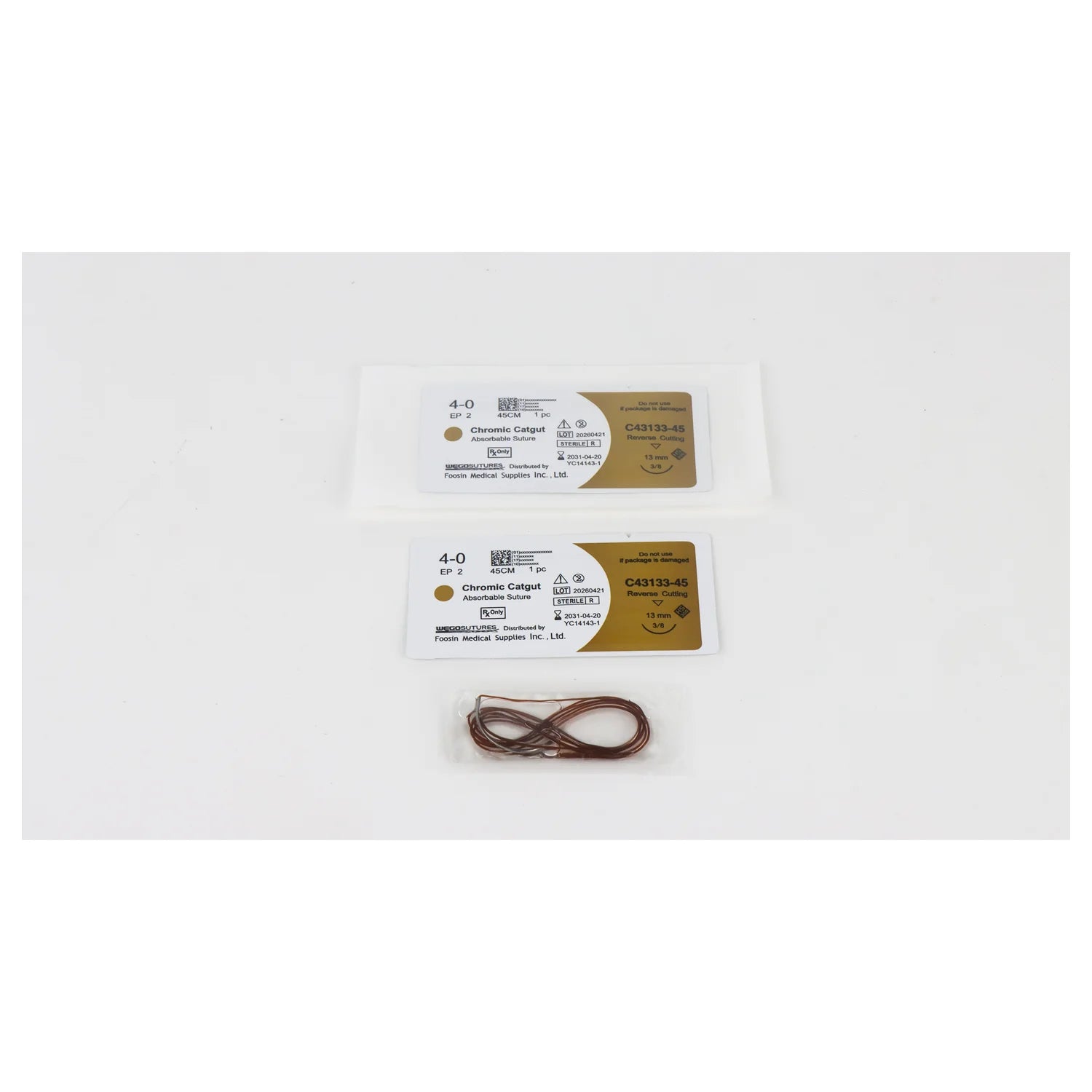 Wego-Chromic Catgut | Natural Absorbable Suture for Oral Surgery