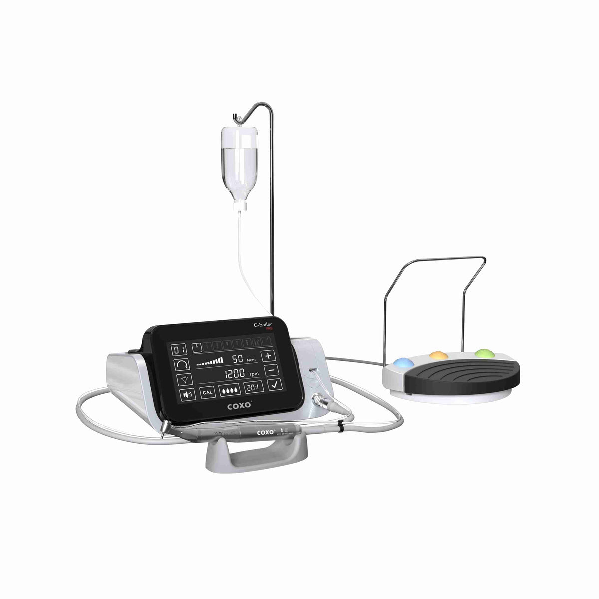 COXO C-Sailor Pro dental implant motor system with foot pedal