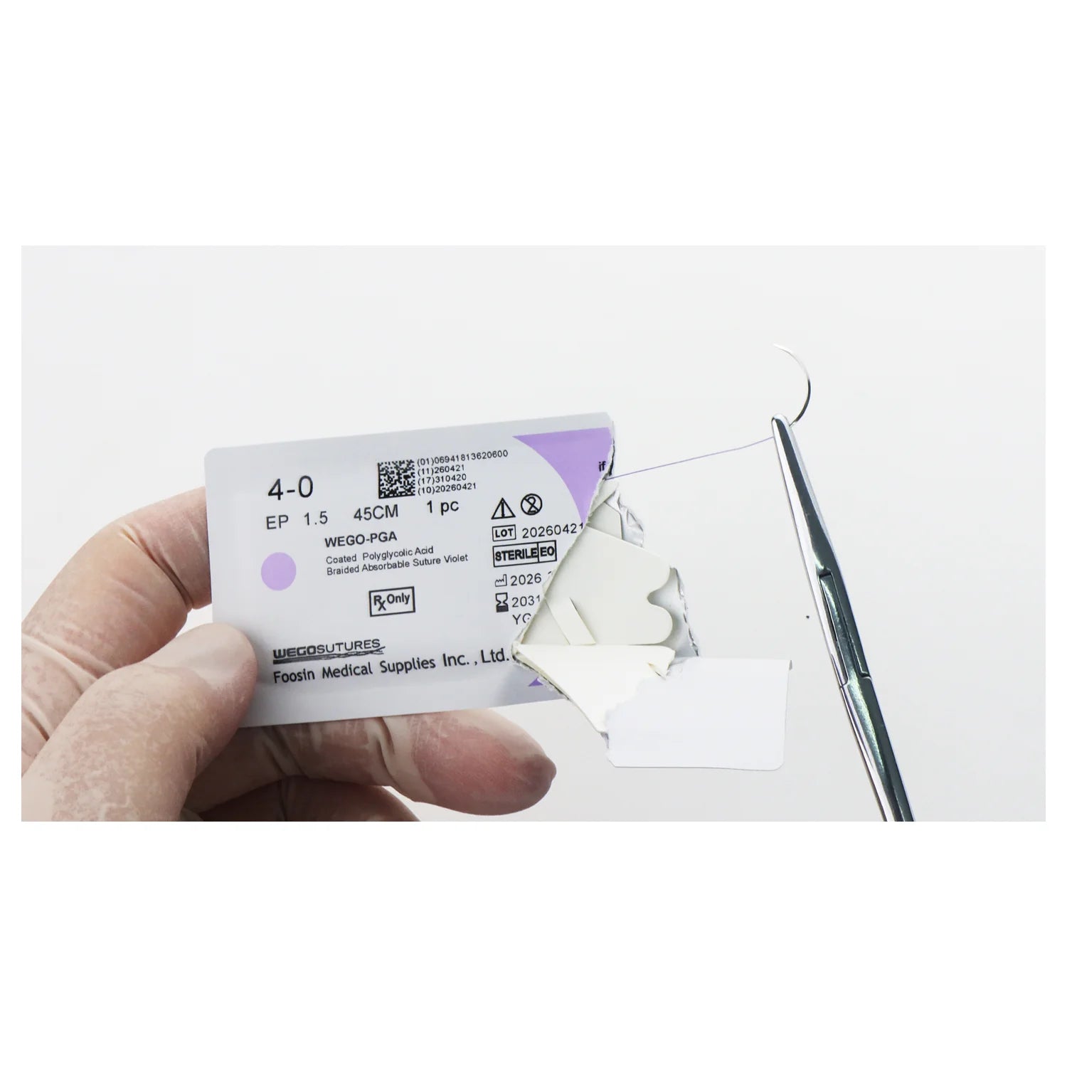 Wego-PGA | Braided Polyglycolic Acid Absorbable Suture