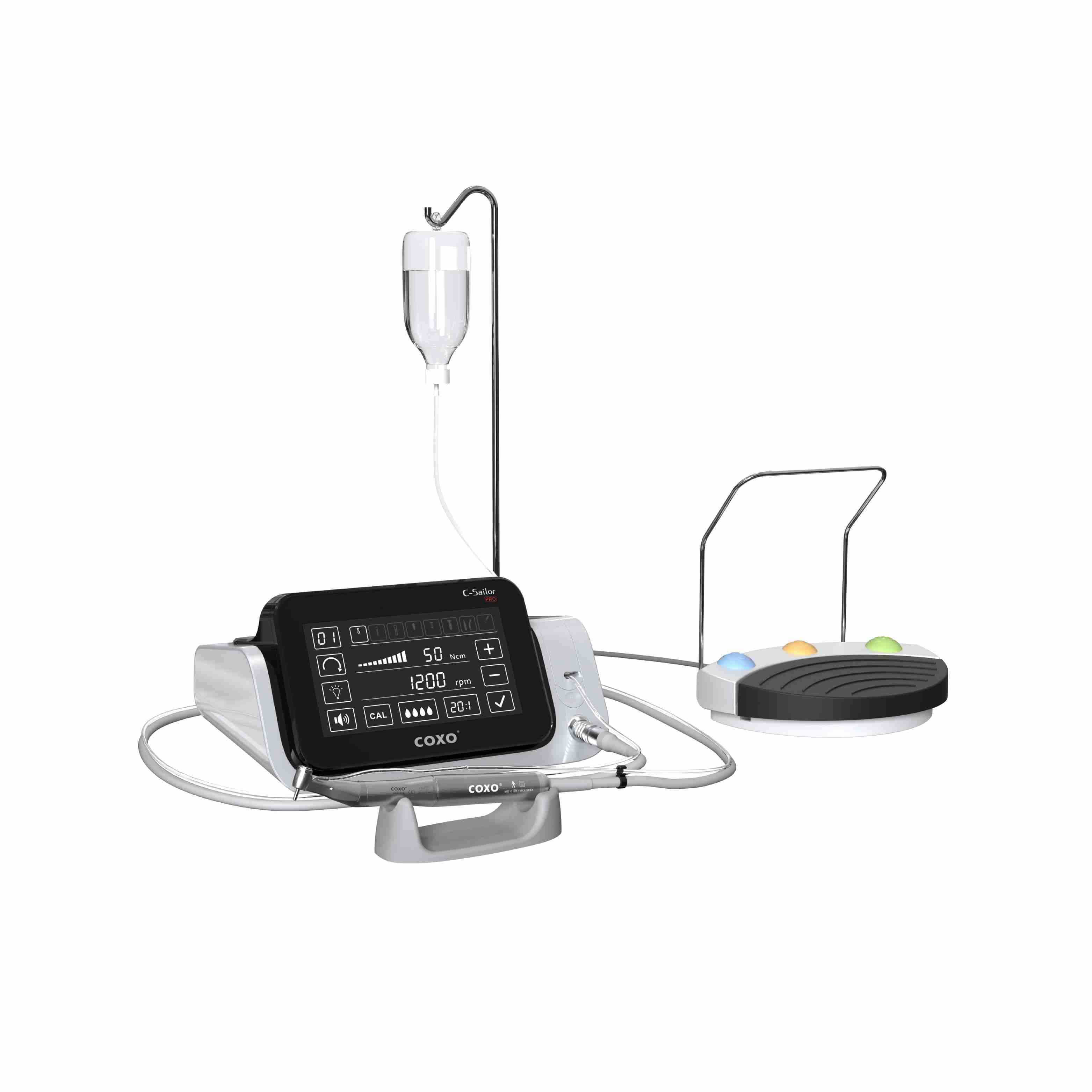 COXO C-Sailor Pro dental implant motor system with foot pedal