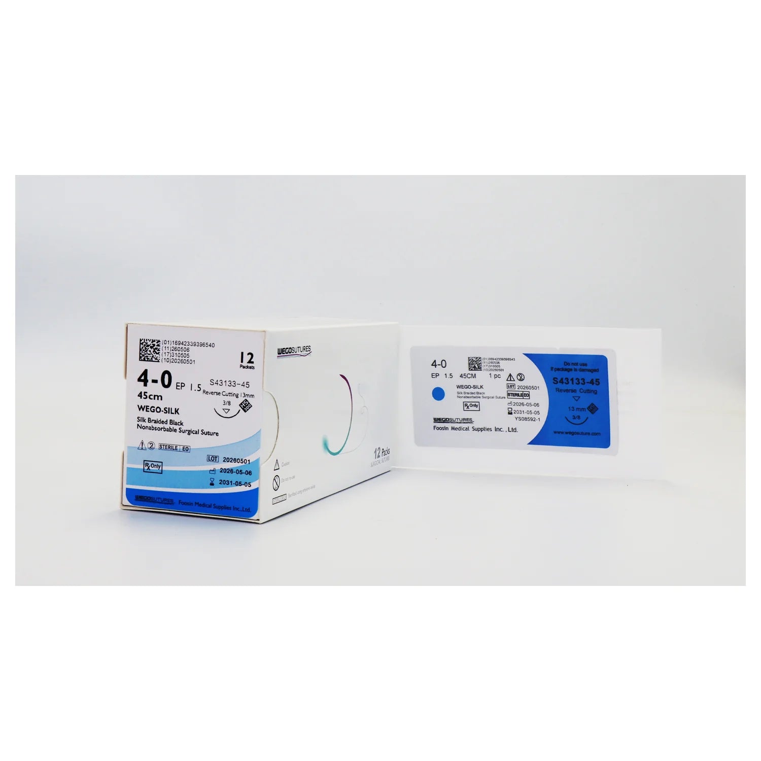 Wego-Silk | Braided Non-Absorbable Silk Suture